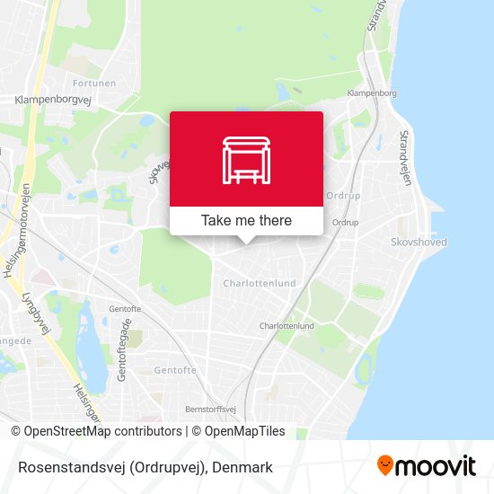 Rosenstandsvej (Ordrupvej) map
