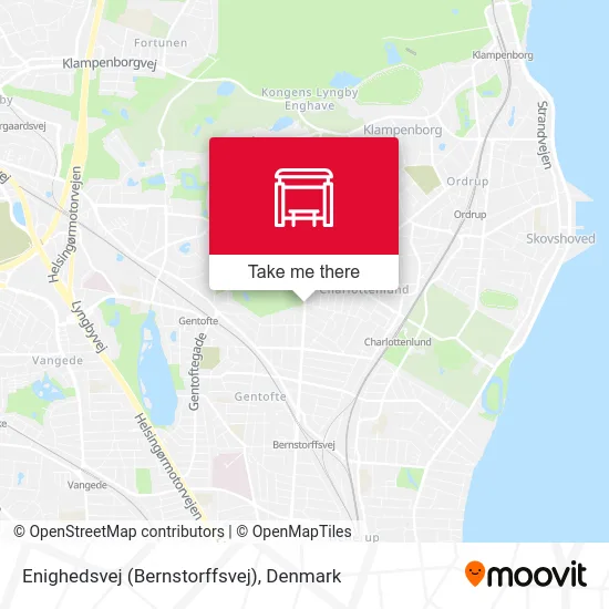 Enighedsvej (Bernstorffsvej) map