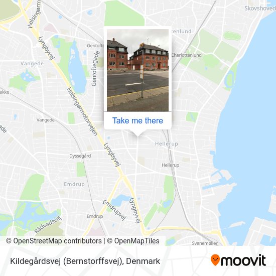 Kildegårdsvej (Bernstorffsvej) map