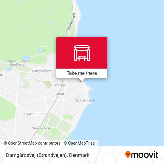 Damgårdsvej (Strandvejen) map