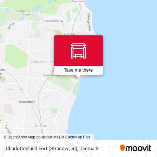 Charlottenlund Fort (Strandvejen) map