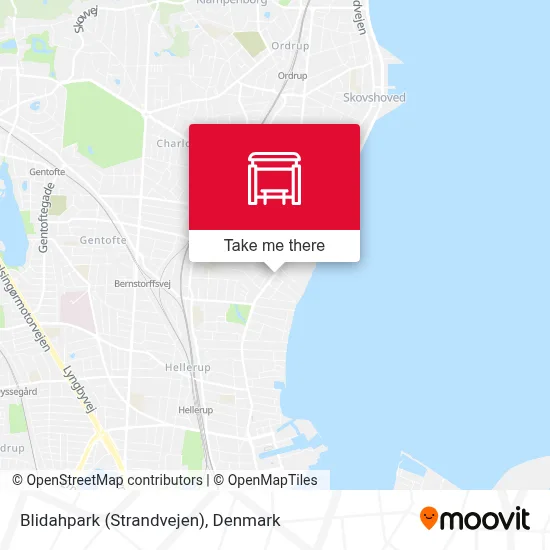Blidahpark (Strandvejen) map