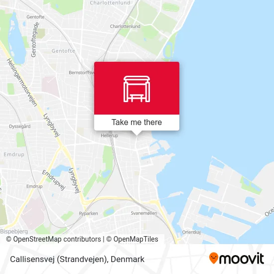 Callisensvej (Strandvejen) map