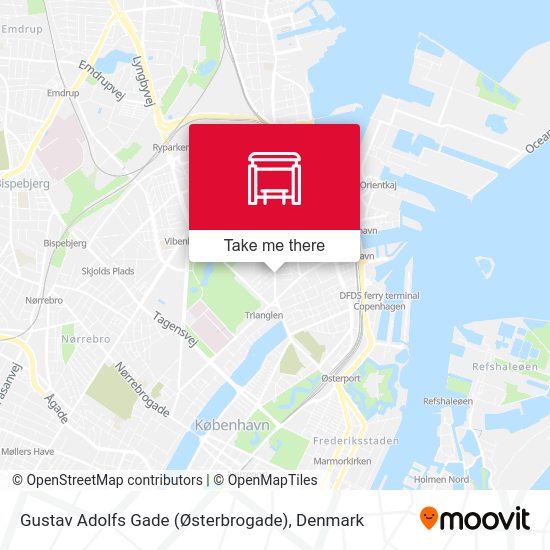 Gustav Adolfs Gade (Østerbrogade) map