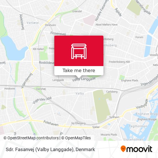 How to get to Sdr. Fasanvej (Valby Denmark by Bus, or Metro?