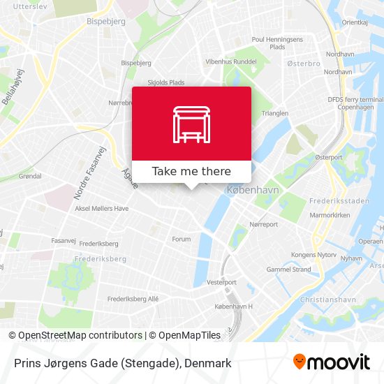 Prins Jørgens Gade (Stengade) map