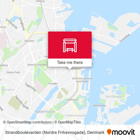 Strandboulevarden (Nordre Frihavnsgade) map