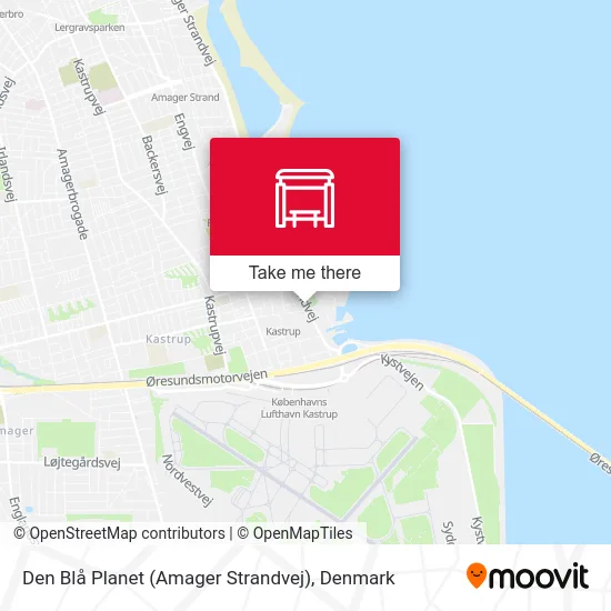 Den Blå Planet (Amager Strandvej) map