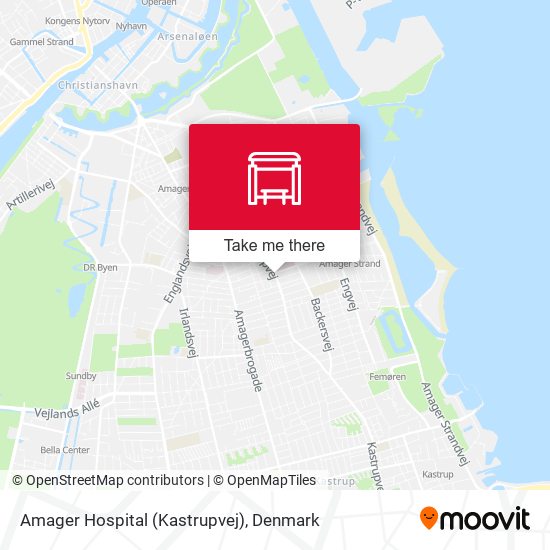Amager Hospital (Kastrupvej) map