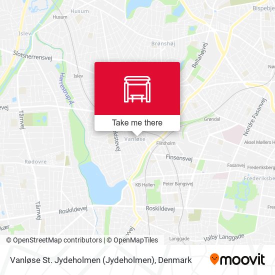 Vanløse St. Jydeholmen map