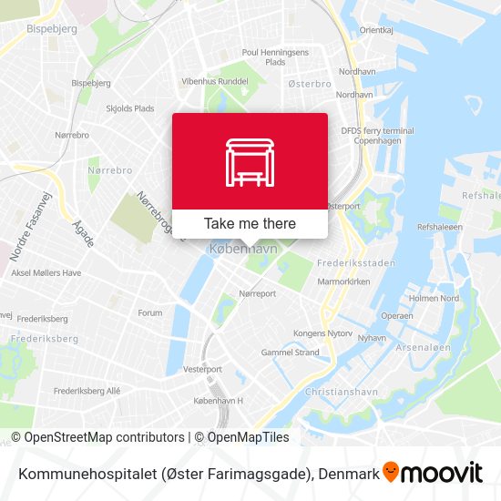 Kommunehospitalet (Øster Farimagsgade) map