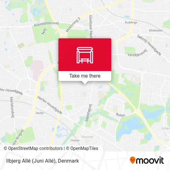 Ilbjerg Allé (Juni Allé) map