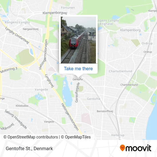 Gentofte St. map