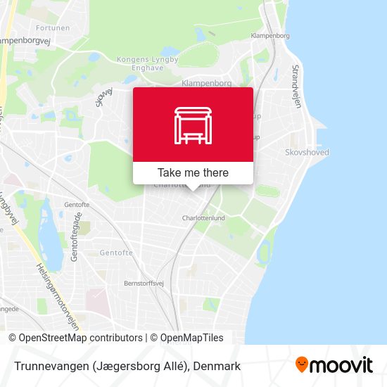 Trunnevangen (Jægersborg Allé) map
