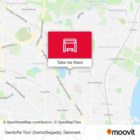 Gentofte Torv (Gentoftegade) map