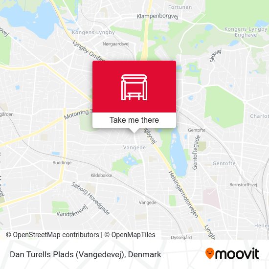 Dan Turells Plads (Vangedevej) map
