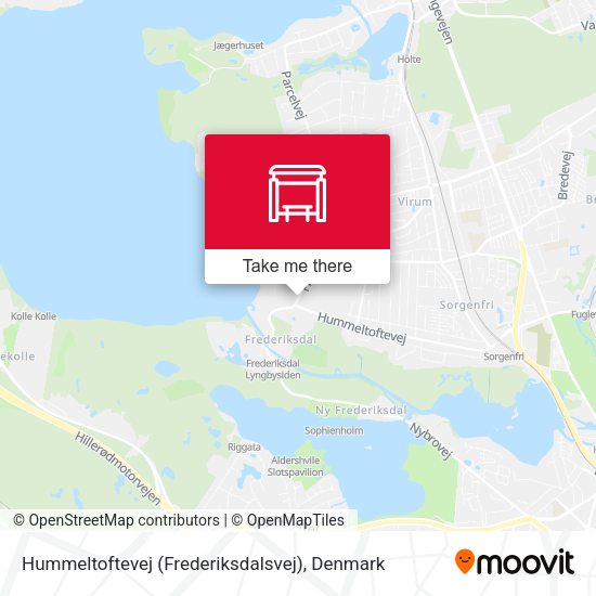 Hummeltoftevej (Frederiksdalsvej) map