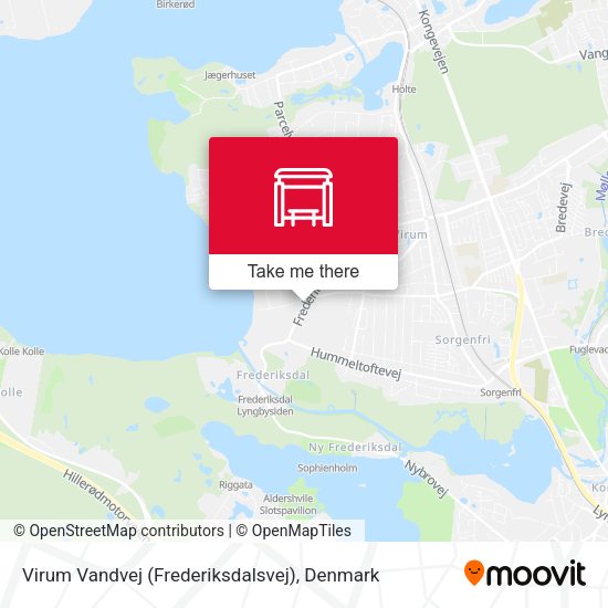 Virum Vandvej (Frederiksdalsvej) map