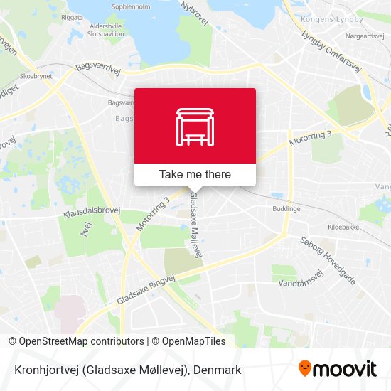 Kronhjortvej (Gladsaxe Møllevej) map