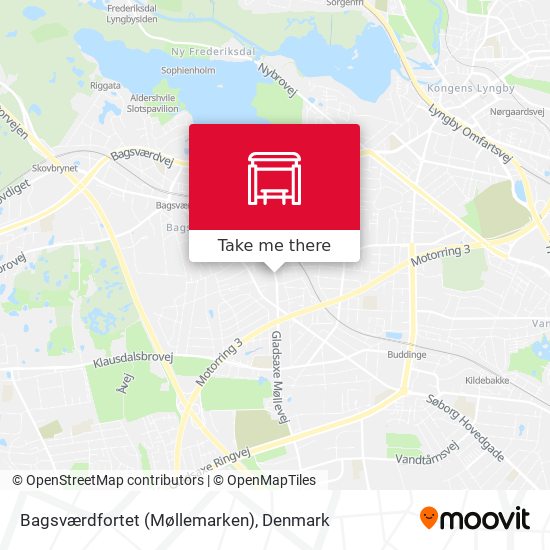 Bagsværdfortet (Møllemarken) map