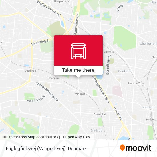 Fuglegårdsvej (Vangedevej) map