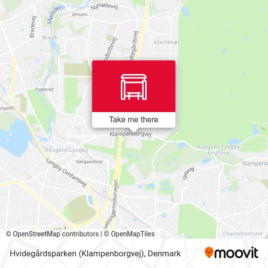 Hvidegårdsparken (Klampenborgvej) map