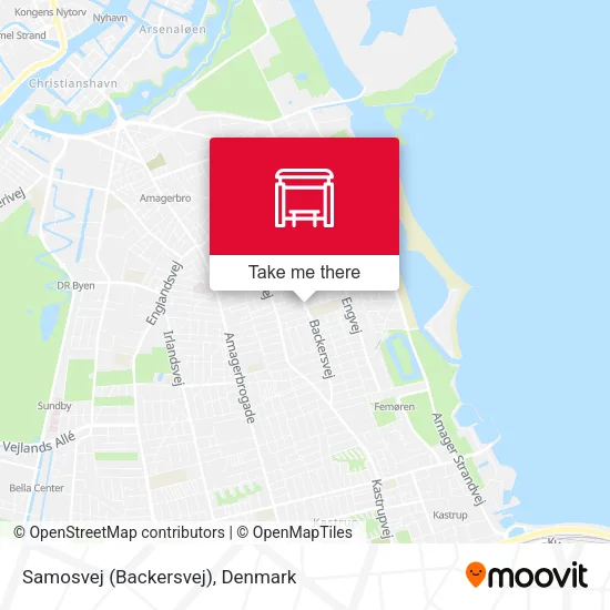 Samosvej (Backersvej) map