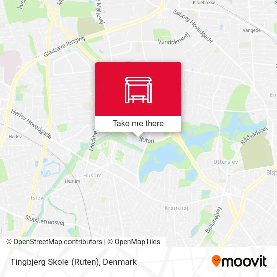 Tingbjerg Skole (Ruten) map