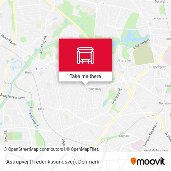 Astrupvej (Frederikssundsvej) map