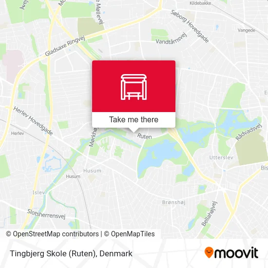 Tingbjerg Skole (Ruten) map