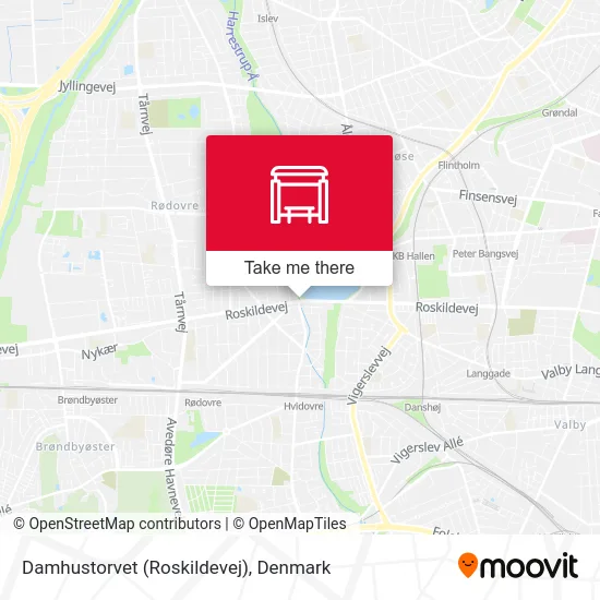 Damhustorvet (Roskildevej) map