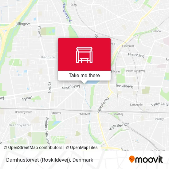 Damhustorvet (Roskildevej) map
