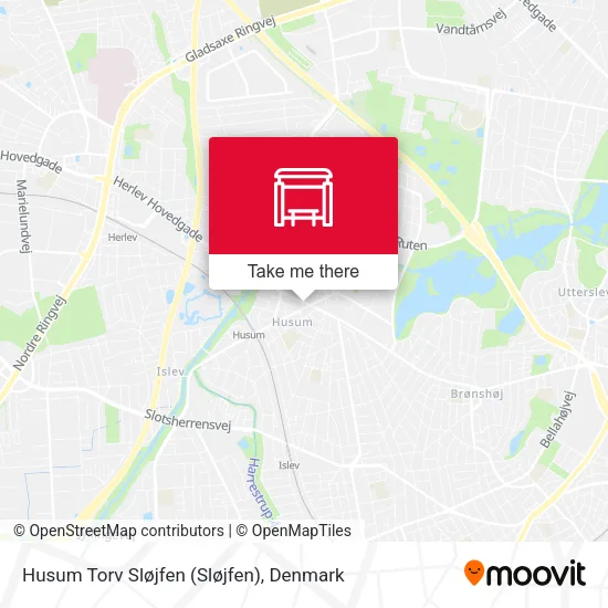 Husum Torv Sløjfen map