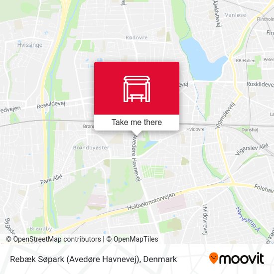 Rebæk Søpark (Avedøre Havnevej) map