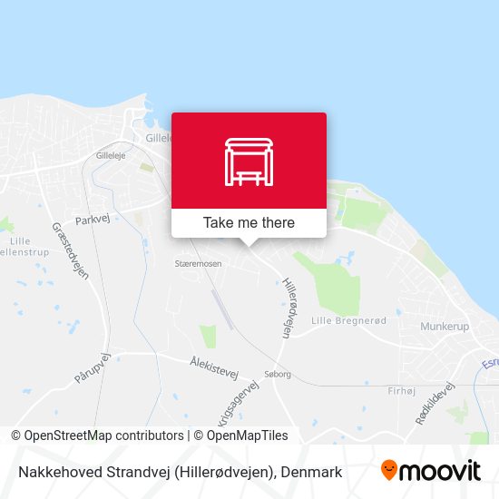 Nakkehoved Strandvej (Hillerødvejen) map