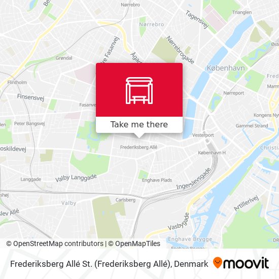 Frederiksberg Allé St. map