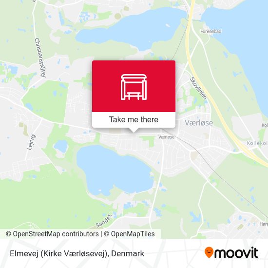 Elmevej (Kirke Værløsevej) map