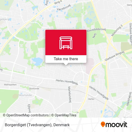 Borgerdiget (Tvedvangen) map