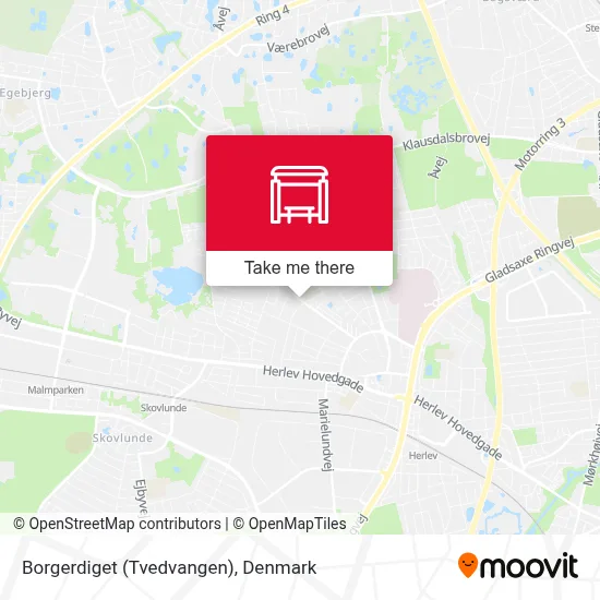 Borgerdiget (Tvedvangen) map