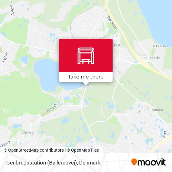 Genbrugsstation (Ballerupvej) map