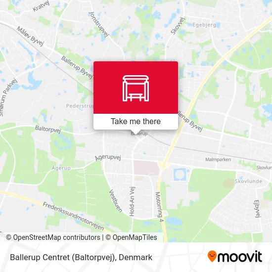 Ballerup Centret (Baltorpvej) map