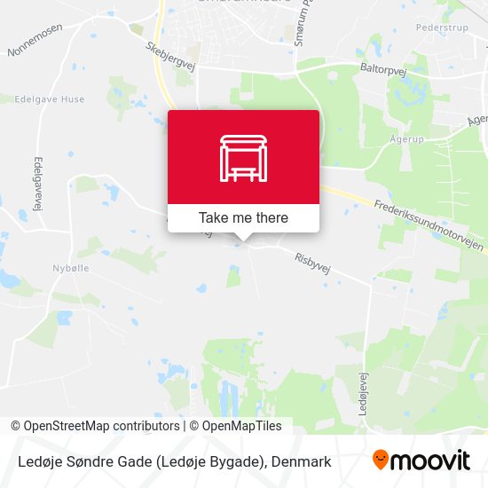 Ledøje Søndre Gade (Ledøje Bygade) map