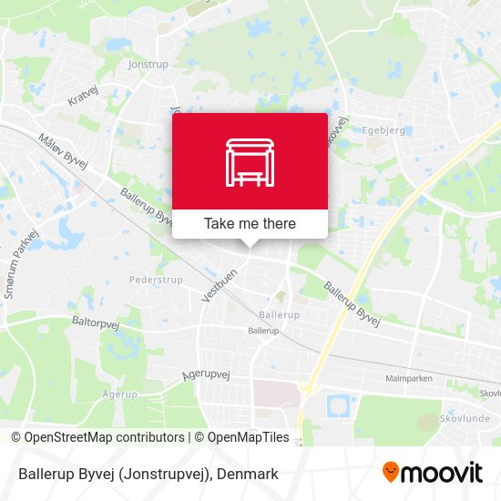 Ballerup Byvej (Jonstrupvej) map