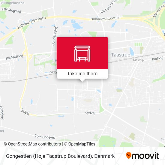 Gøngestien (Høje Taastrup Boulevard) map