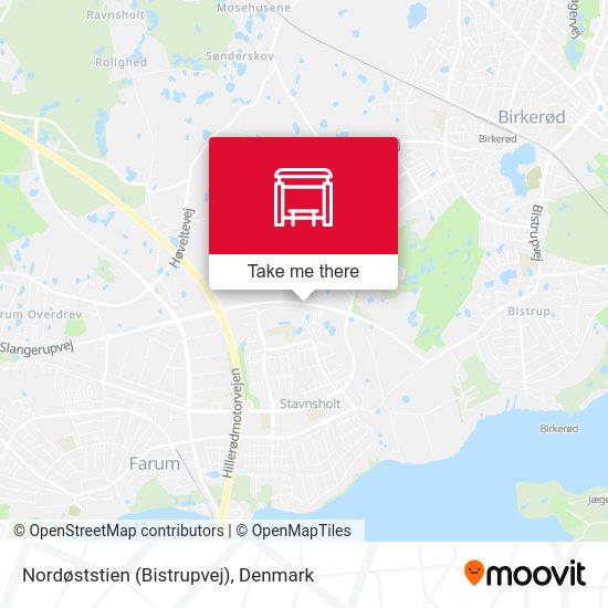 Nordøststien (Bistrupvej) map