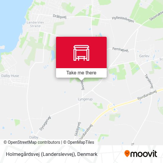 Holmegårdsvej (Landerslevvej) map