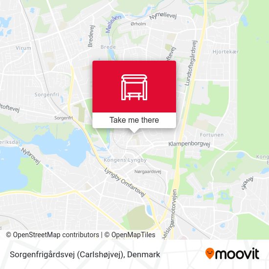 Sorgenfrigårdsvej (Carlshøjvej) map