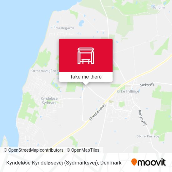 Kyndeløse Kyndeløsevej (Sydmarksvej) map