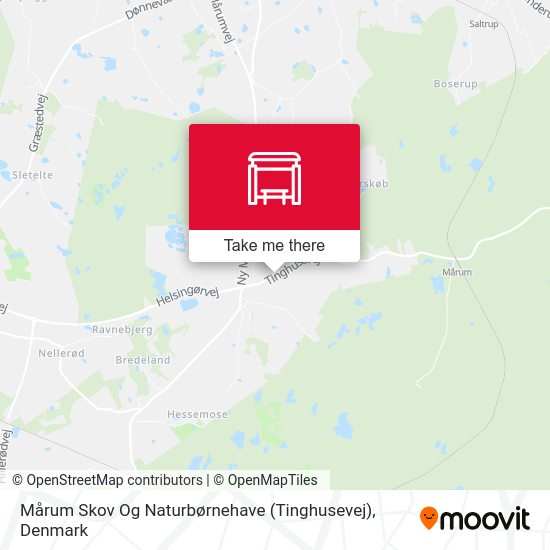 Mårum Skov Og Naturbørnehave (Tinghusevej) map