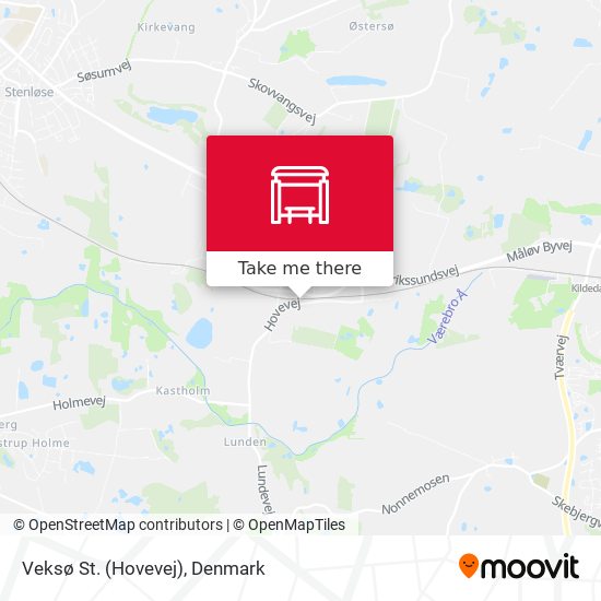 Veksø St. (Hovevej) map